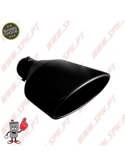 Ponteira de Escape Inox Look Black Edition Cupra II - Oval 150X97mm