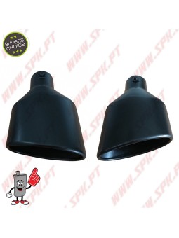 Ponteira de Escape Inox Look Black Edition Cupra II - Oval 150X97mm