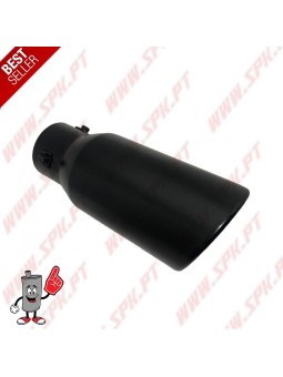 Ponteira de Escape Inox Black Edition - Redonda 90mm