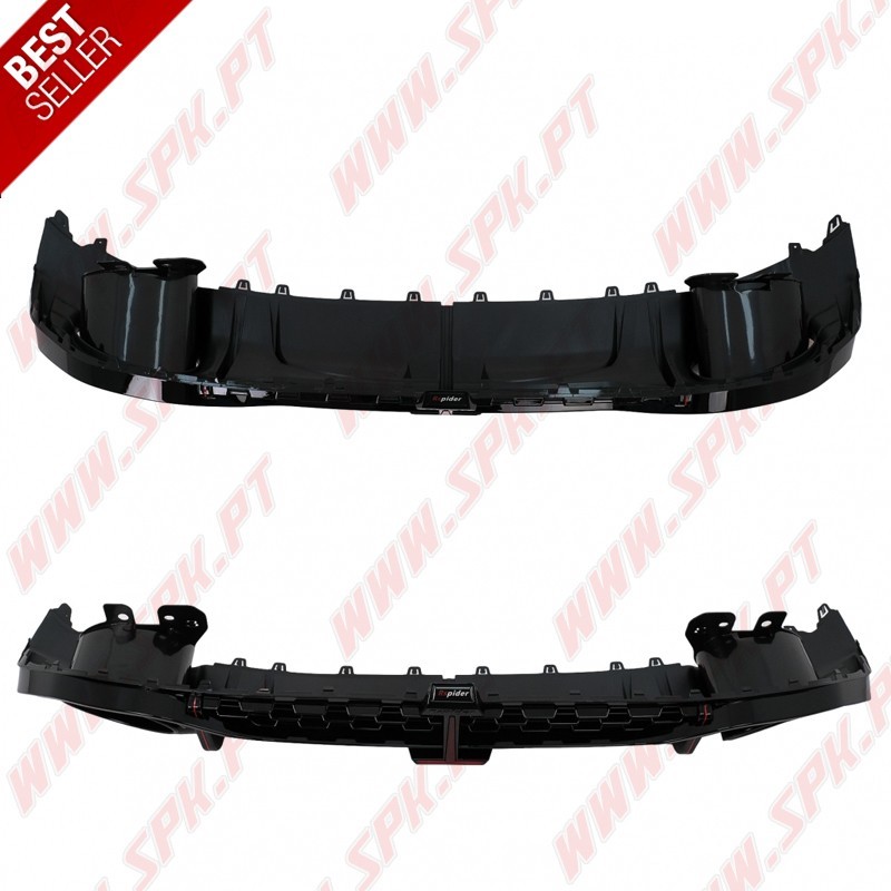 Difusor Traseiro + Ponteiras - Audi A3 8Y Hatchback (2020-)