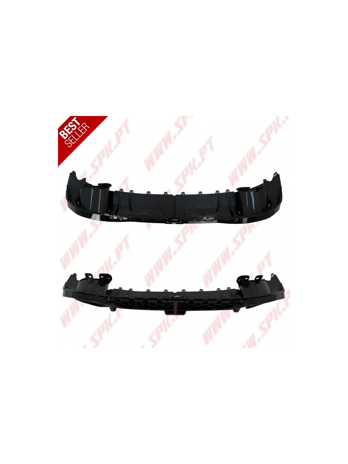 Difusor Traseiro + Ponteiras - Audi A3 8Y Hatchback (2020-)