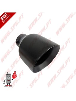 Ponteira de Escape Inox Black Edition - Redonda 115mm