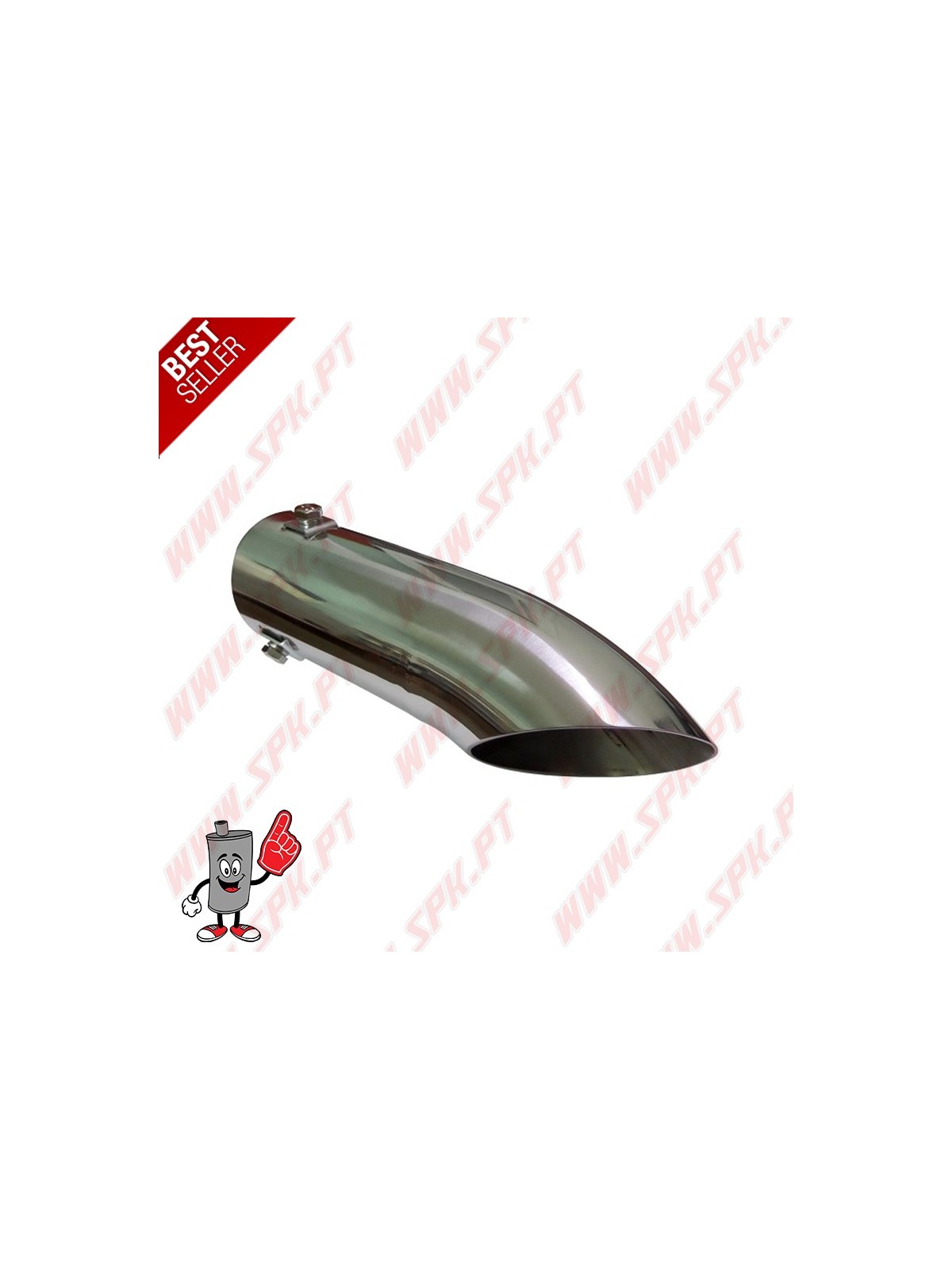 Ponteira de Escape Inox - Redonda 63mm