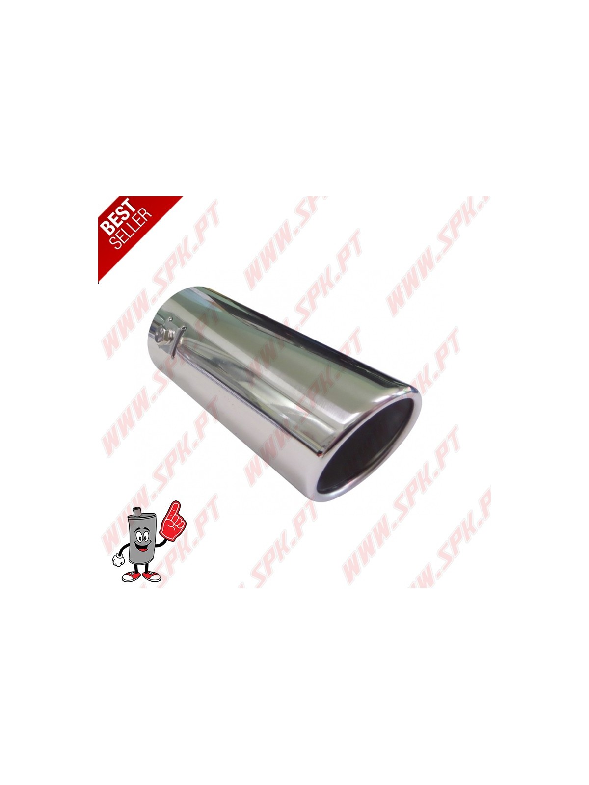 Ponteira de Escape Inox - Redonda 63mm