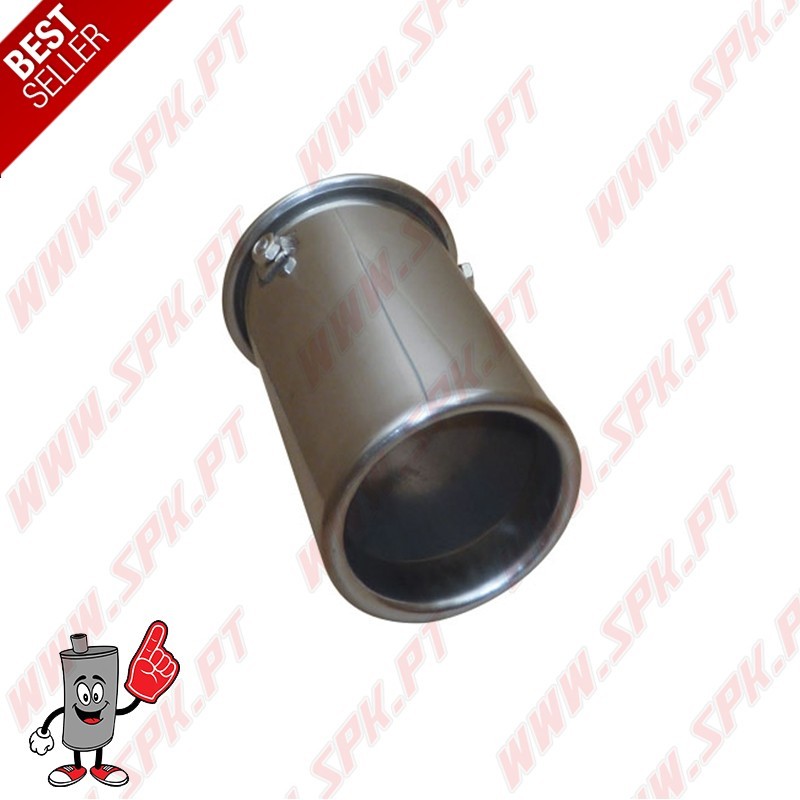 Ponteira de Escape Inox - Redonda 76mm