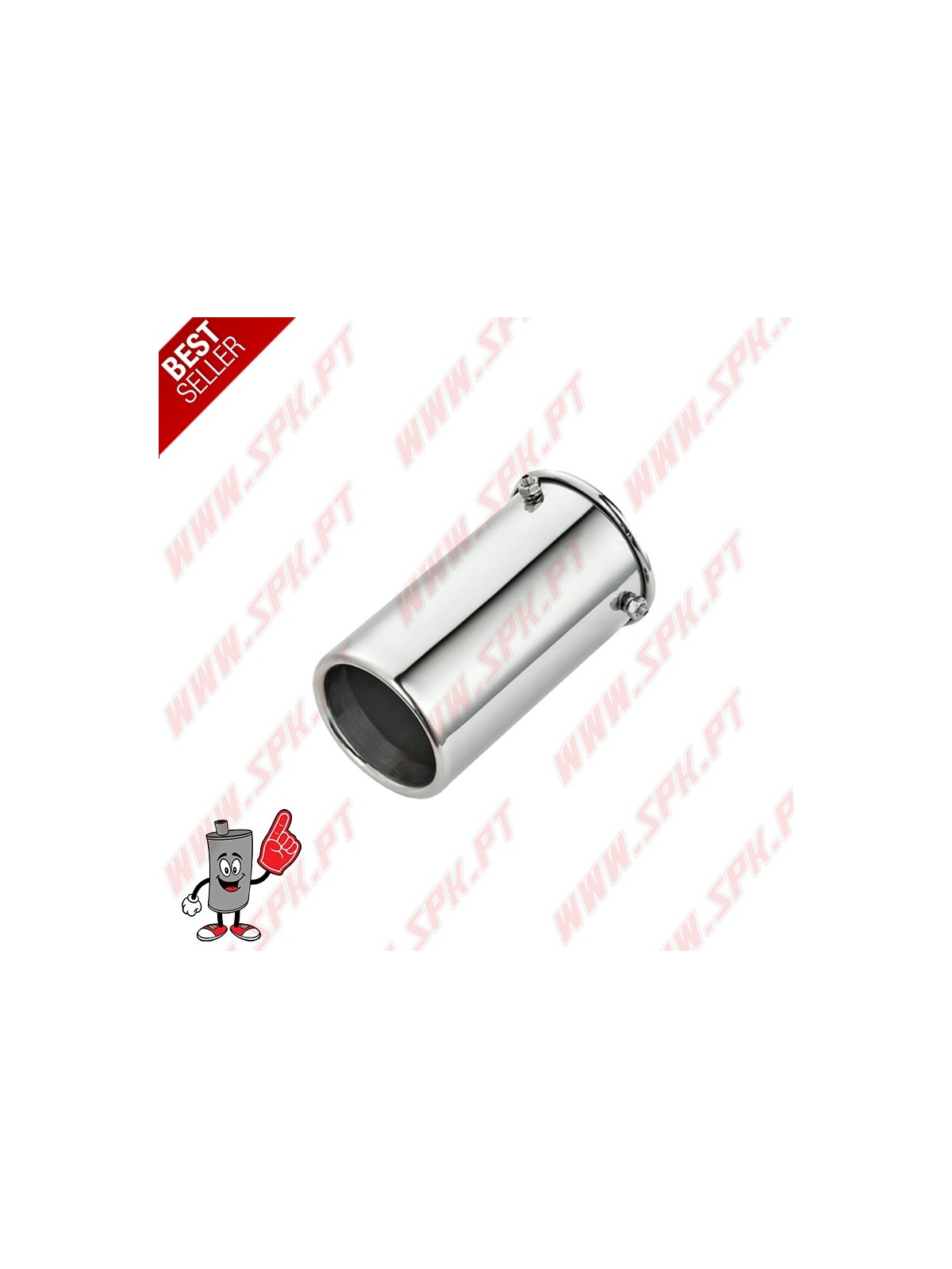 Ponteira de Escape Inox - Redonda 76mm