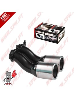 Ponteira de Escape Inox VAG Tdi - Dupla 2x76mm