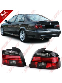 Farolins Look Cristal Red+Smoke - BMW E39 Sedan (1996-2000)
