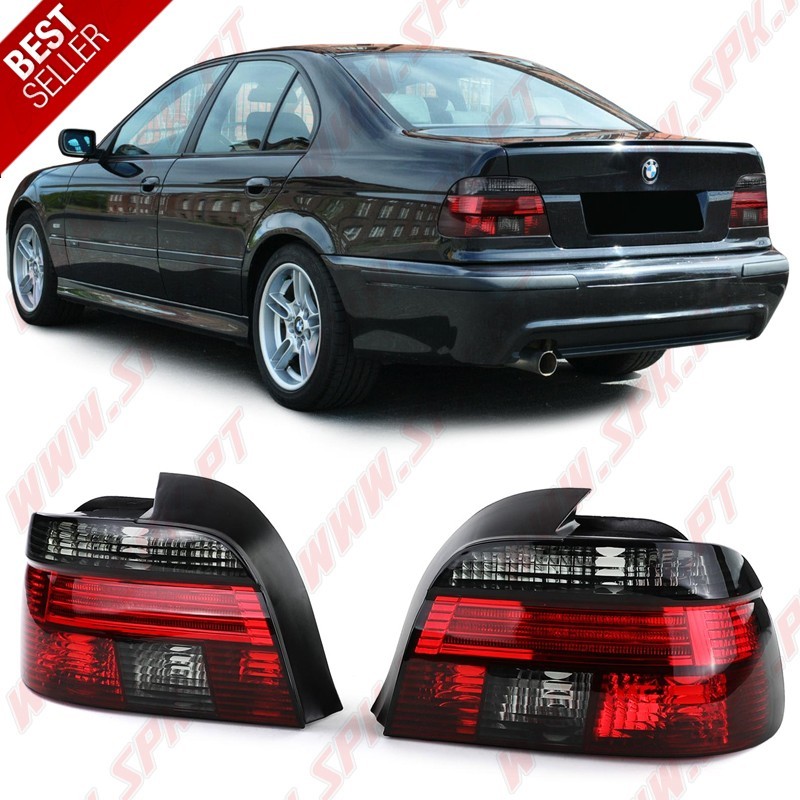 Farolins Look Cristal Red+Smoke - BMW E39 Sedan (1996-2000)