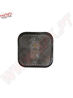 Farol de Posição Fontal LED - Cor Branca - Aplicação Universal