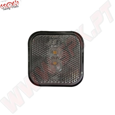 Farol de Posição Fontal LED - Cor Branca - Aplicação Universal