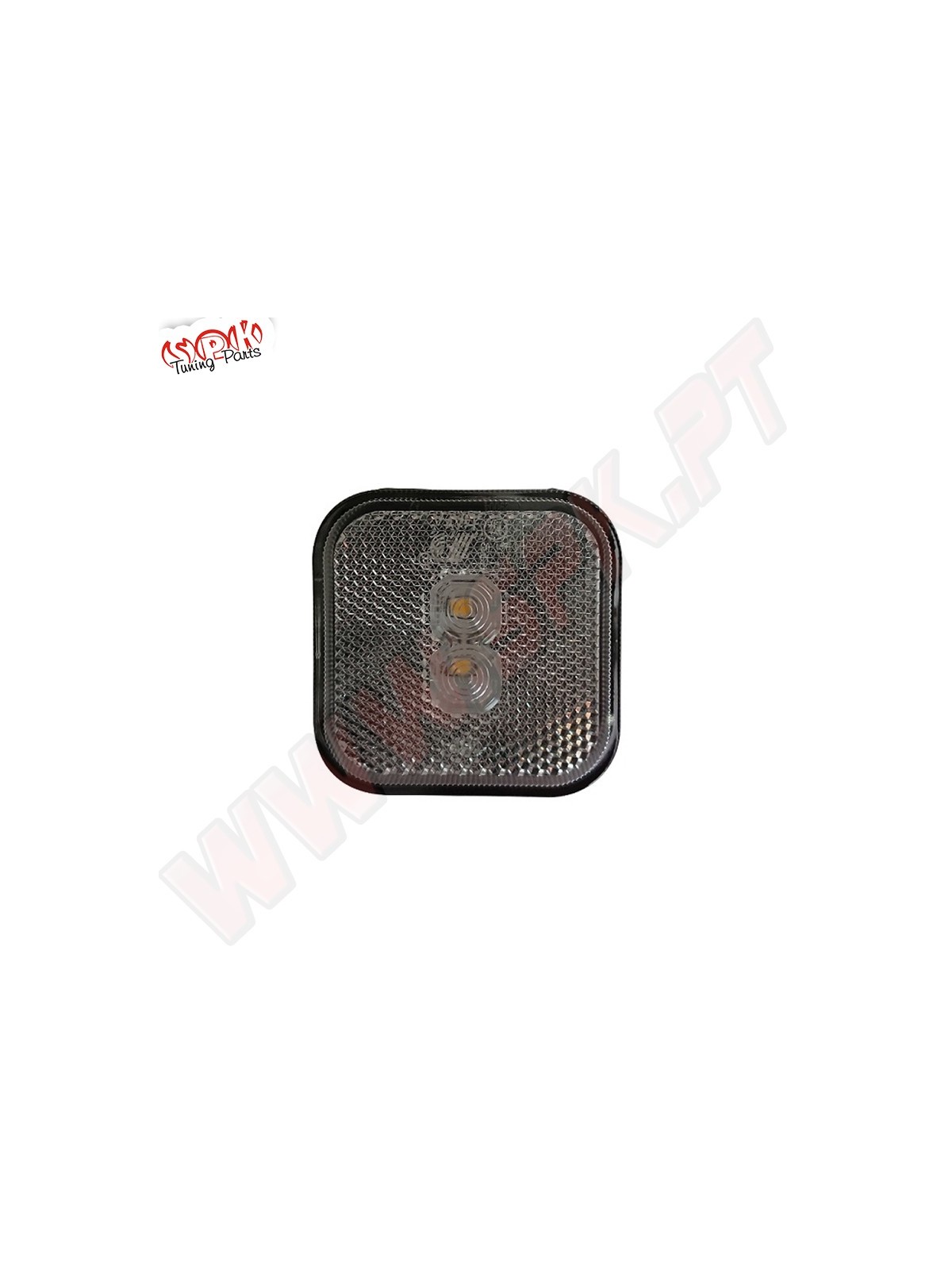 Farol de Posição Fontal LED - Cor Branca - Aplicação Universal