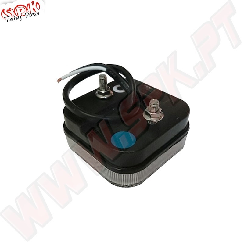 Farol de Posição Fontal LED - Cor Branca - Aplicação Universal