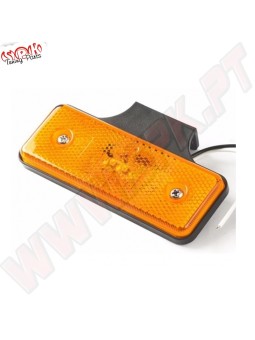 Farol de Posição Lateral LED - Cor Ambar - Aplicação Universal