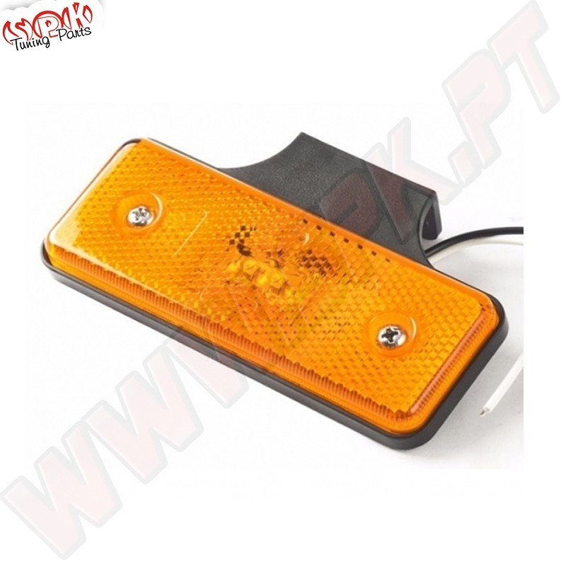 Farol de Posição Lateral LED - Cor Ambar - Aplicação Universal Farol de Posição Lateral LED - Cor Ambar - Aplicação Universal
