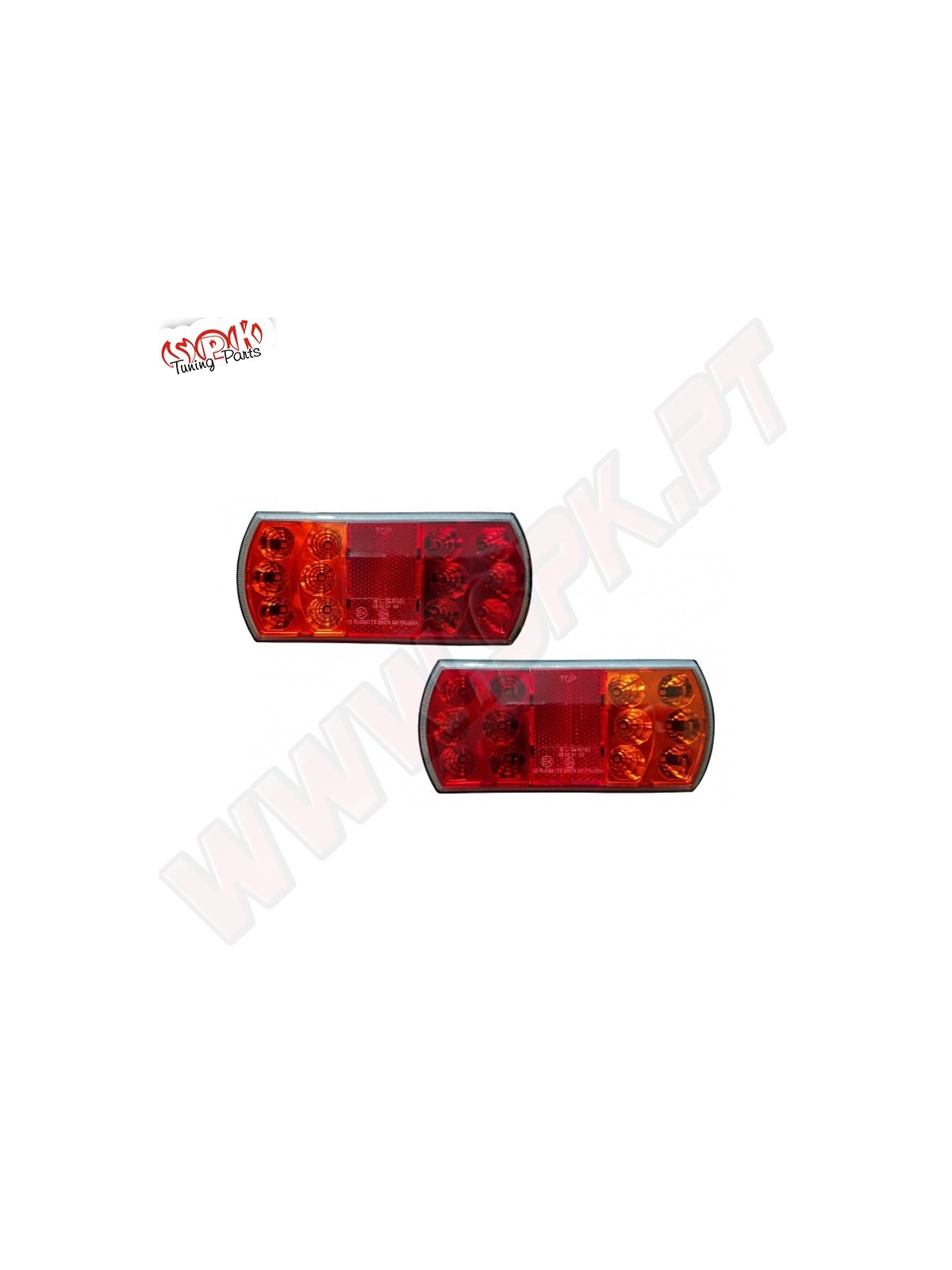 Farolins Traseiros LED - 4 Funções  - Aplicação Universal Farolins Traseiros LED - 4 Funções  - Aplicação Universal