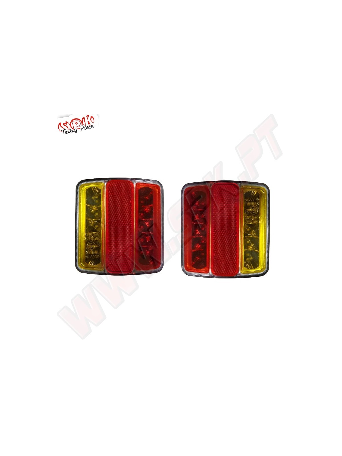 Farolins Traseiros LED - 5 Funções - Aplicação Universal Farolins Traseiros LED - 5 Funções - Aplicação Universal