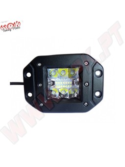 Foco LED de Embutir 39W - 12 X 9 CMS 12/24V - Aplicação Universal