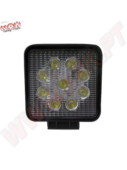 Foco de LED Quadrado 27W - 11X11 CMS - Aplicação Universal
