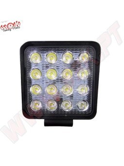 Foco de LED Quadrado 48W - 11X11 CMS - Aplicação Universal