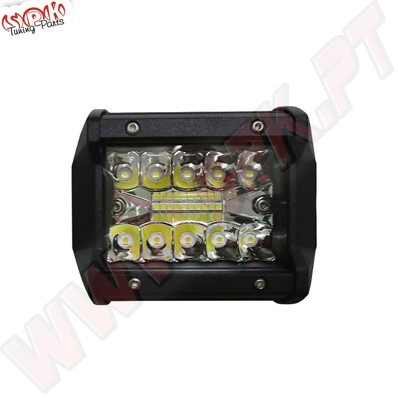 Foco de LED Rectangular 60W - 9,2 x 7,5 CMS - Aplicação Universal Foco de LED Rectangular 60W - 9,2 x 7,5 CMS - Aplicação Universal