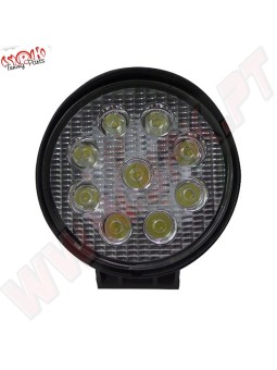 Foco de LED Redondo 27W - 12 CMS - Aplicação Universal