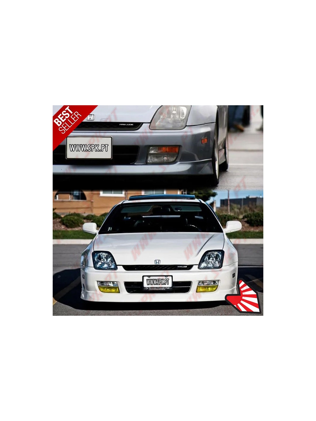 Lip Spoiler Frontal Look OEM - Honda Prelude (1996-2001) Lip Spoiler Frontal Look OEM - Honda Prelude (1996-2001)