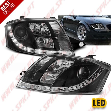 Faróis LED Look Daylight / Black - Audi TT 8N (1998-2006)
