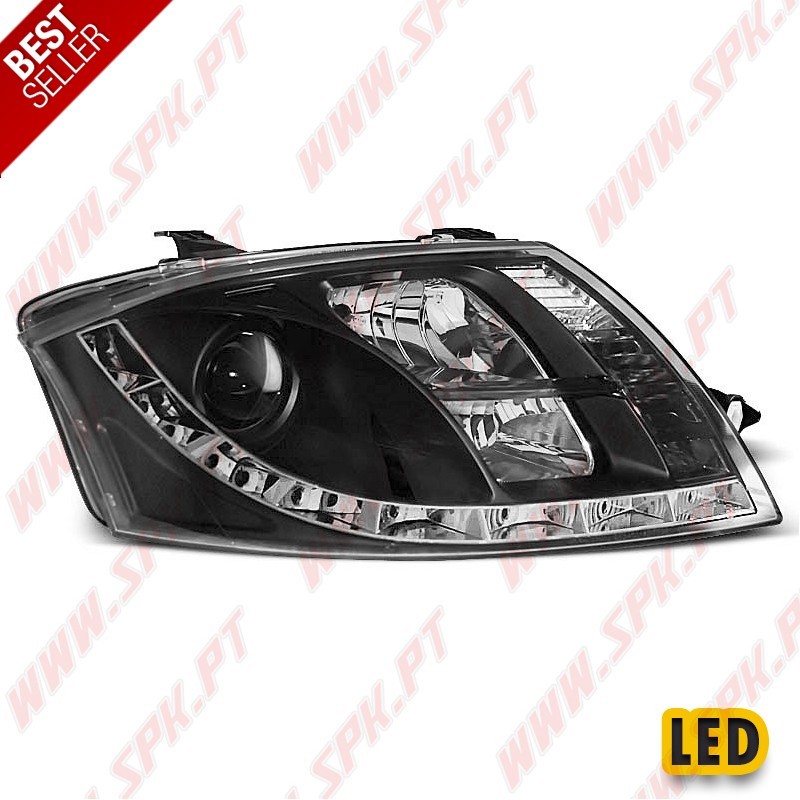 Faróis LED Look Daylight / Black - Audi TT 8N (1998-2006)
