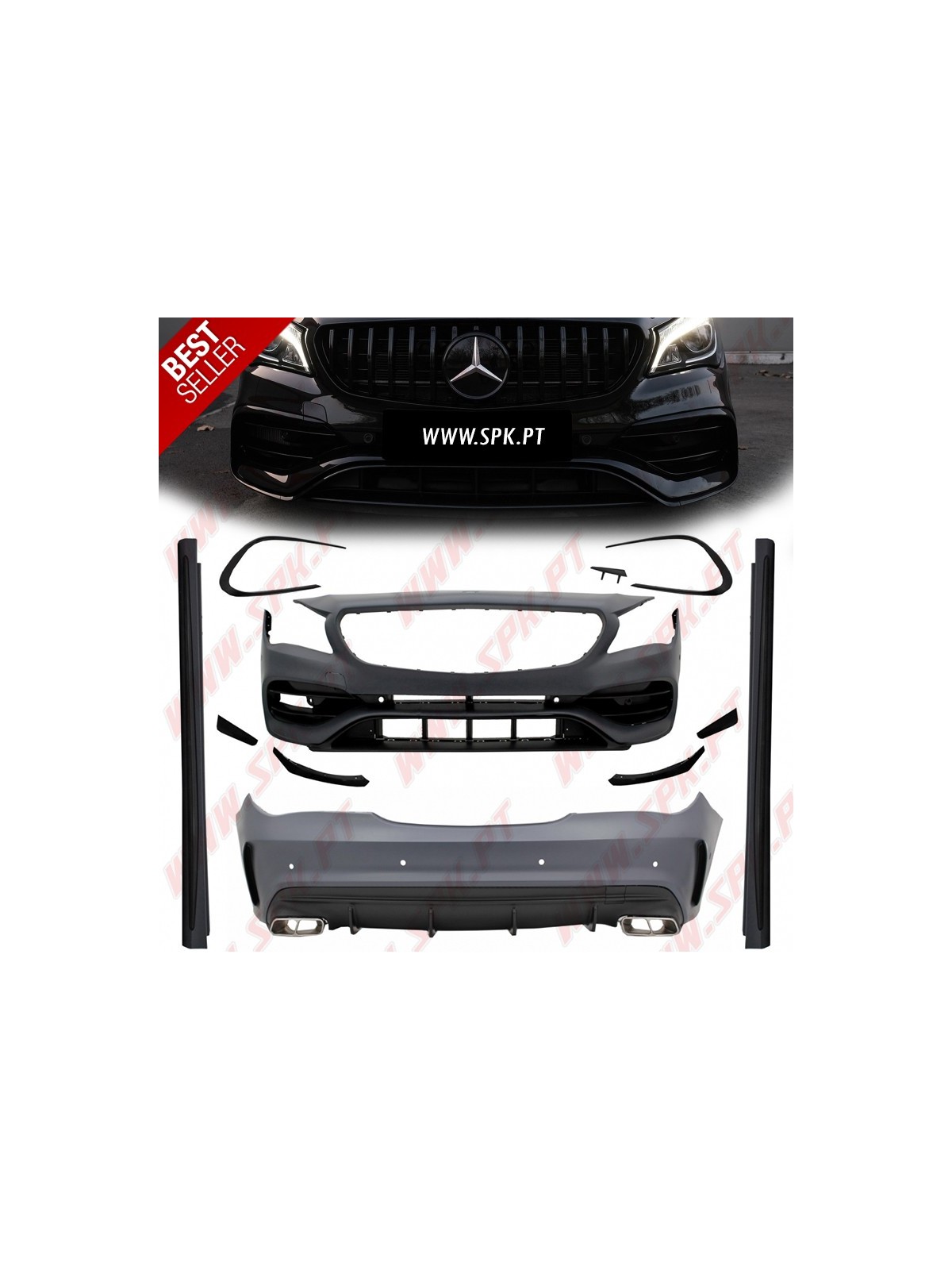 Body-Kit Estético Look CLA45 AMG Facelift - Mercedes CLA C117 (2013-2018) Body-Kit Estético Look CLA45 AMG Facelift - Mercedes CLA C117 (2013-2018)