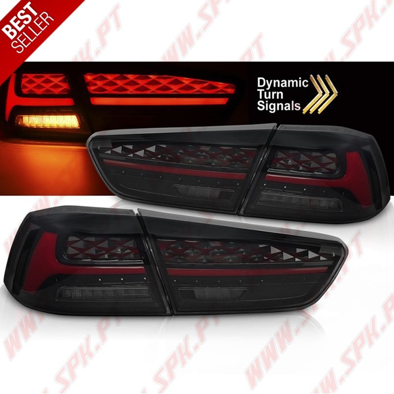 Farolins LED Dynamic Smoke - Mitsubishi Lancer 8 (2008-2016) Farolins LED Dynamic Smoke - Mitsubishi Lancer 8 (2008-2016)