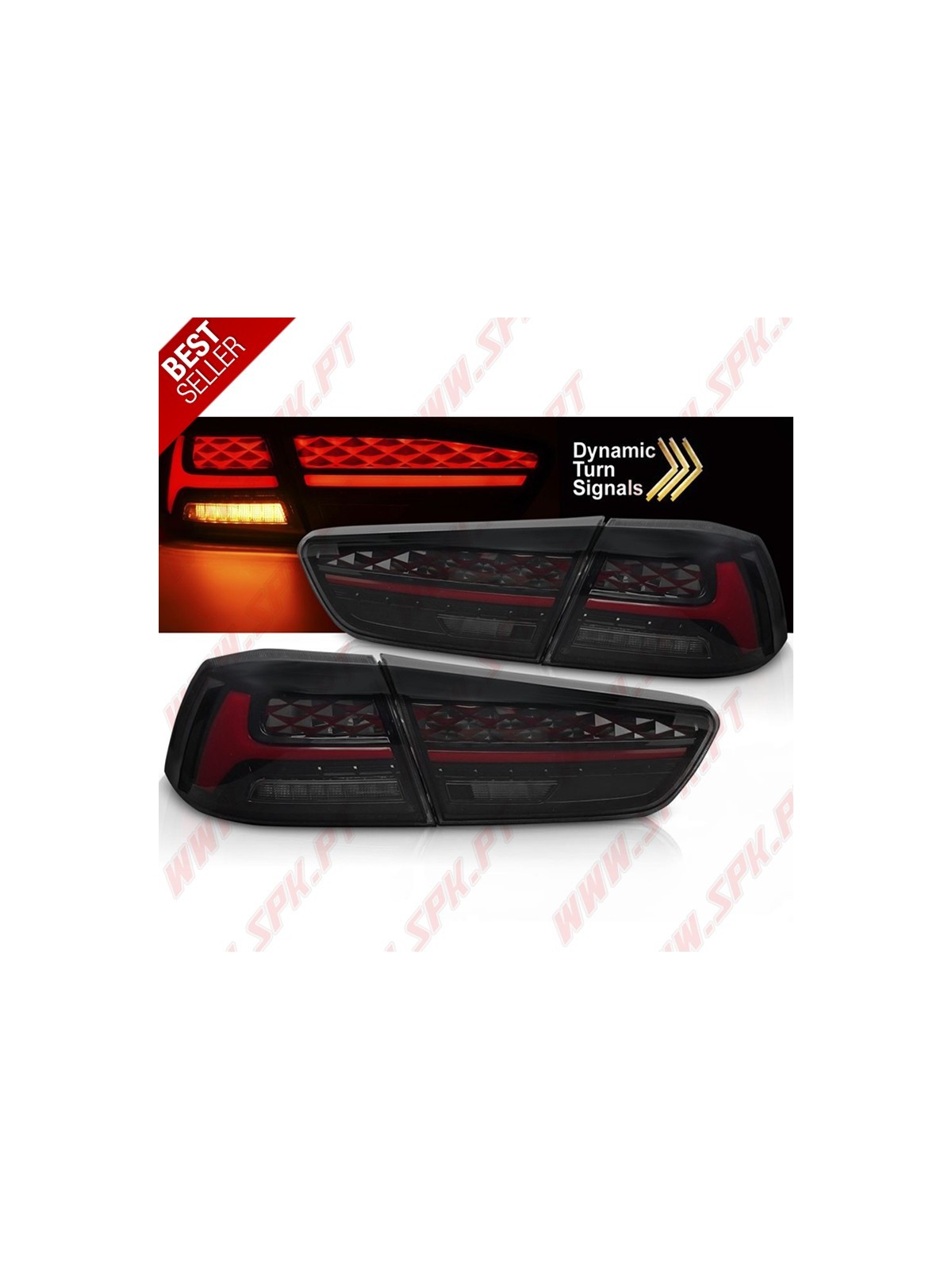 Farolins LED Dynamic Smoke - Mitsubishi Lancer 8 (2008-2016) Farolins LED Dynamic Smoke - Mitsubishi Lancer 8 (2008-2016)