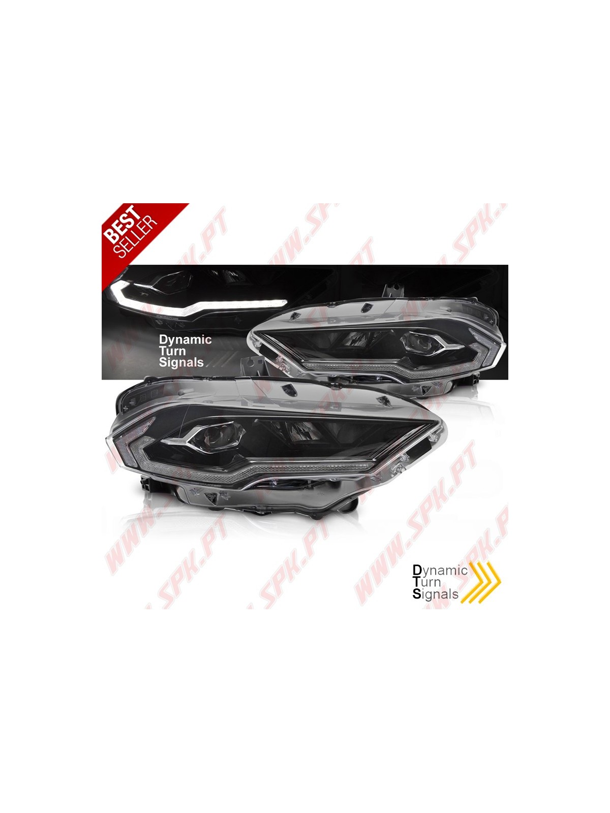 Faróis FULL-LED / Daylight - Ford Mustang (2018-2021)