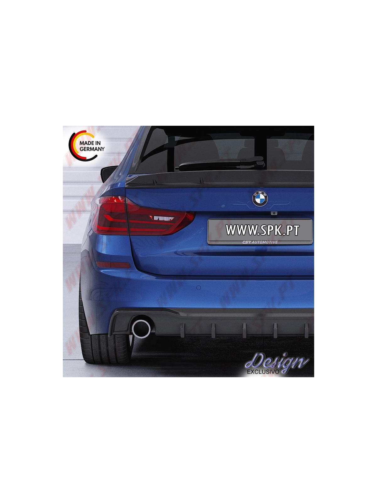 Difusor Traseiro BMW G31 Touring (2017-2020) - P/2 Ponteiras