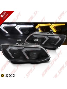 Faróis XENON Angel Eyes / Black - BMW E92 / E93 LCI (2010-2013)