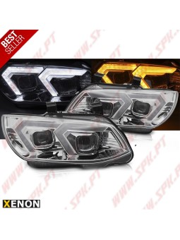 Faróis XENON Angel Eyes / Chrome - BMW E92 / E93 LCI (2010-2013)