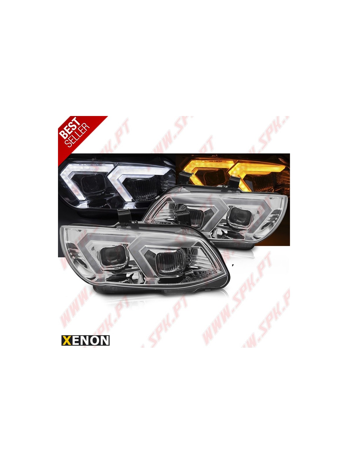 Faróis XENON Angel Eyes / Chrome - BMW E92 / E93 LCI (2010-2013) Faróis XENON Angel Eyes / Chrome - BMW E92 / E93 LCI (2010-2013)