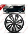 Pack 4 Tampões de Roda 15" - V.1 Silver&Black (Auto-Caravanas / Van / Mini-Bus) Pack 4 Tampões de Roda 15" - V.1 Silver&Black (Auto-Caravanas / Van / Mini-Bus)