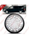 Pack 4 Tampões de Roda 15" - V.2 Silver (Auto-Caravanas / Van / Mini-Bus) Pack 4 Tampões de Roda 15" - V.2 Silver (Auto-Caravanas / Van / Mini-Bus)