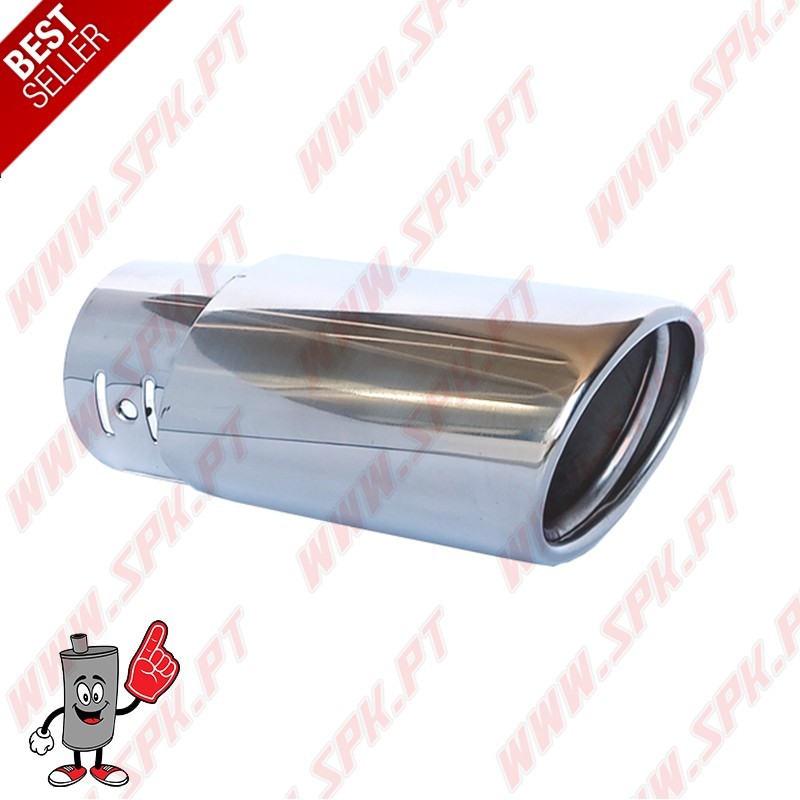 Ponteira de Escape Inox V.2 - Oval 87mm