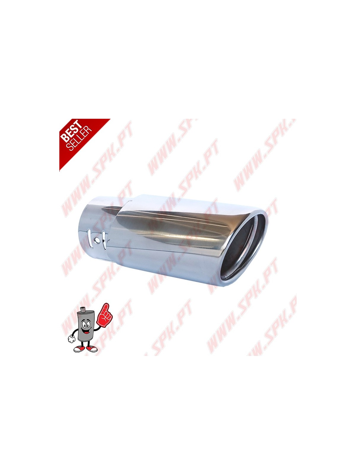 Ponteira de Escape Inox V.2 - Oval 87mm