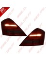 Farolins LED Look Facelift Red+Smoke - Mercedes W221 (2005-2009)