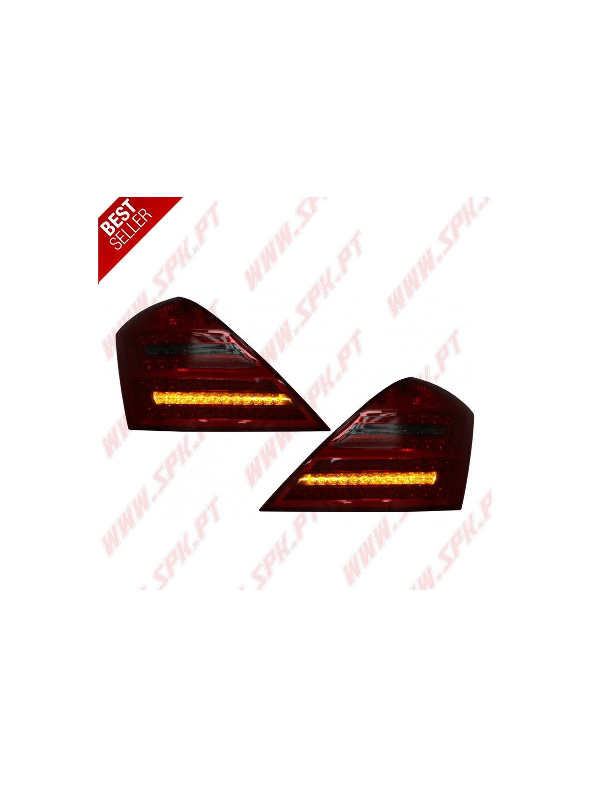 Farolins LED Look Facelift Red+Smoke - Mercedes W221 (2005-2009)