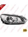 Faróis LED DRL V.3 / Chrome - VW Golf 6 (2008-2012) Faróis LED DRL V.3 / Chrome - VW Golf 6 (2008-2012)