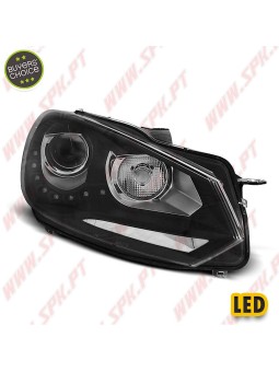 Faróis LED DRL V.4 / Black - VW Golf 6 (2008-2012)