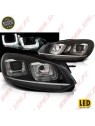 Faróis U-LED DRL / Black&Chrome - VW Golf 6 (2008-2012) Faróis U-LED DRL / Black&Chrome - VW Golf 6 (2008-2012)