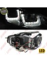 Faróis U-LED DRL / Black&Chrome - VW Golf 6 (2008-2012) Faróis U-LED DRL / Black&Chrome - VW Golf 6 (2008-2012)