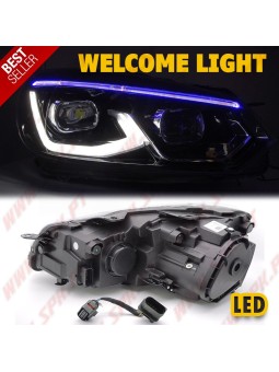 Faróis FULL-LED DRL Dynamic / Black - VW Golf 6 (2008-2012)