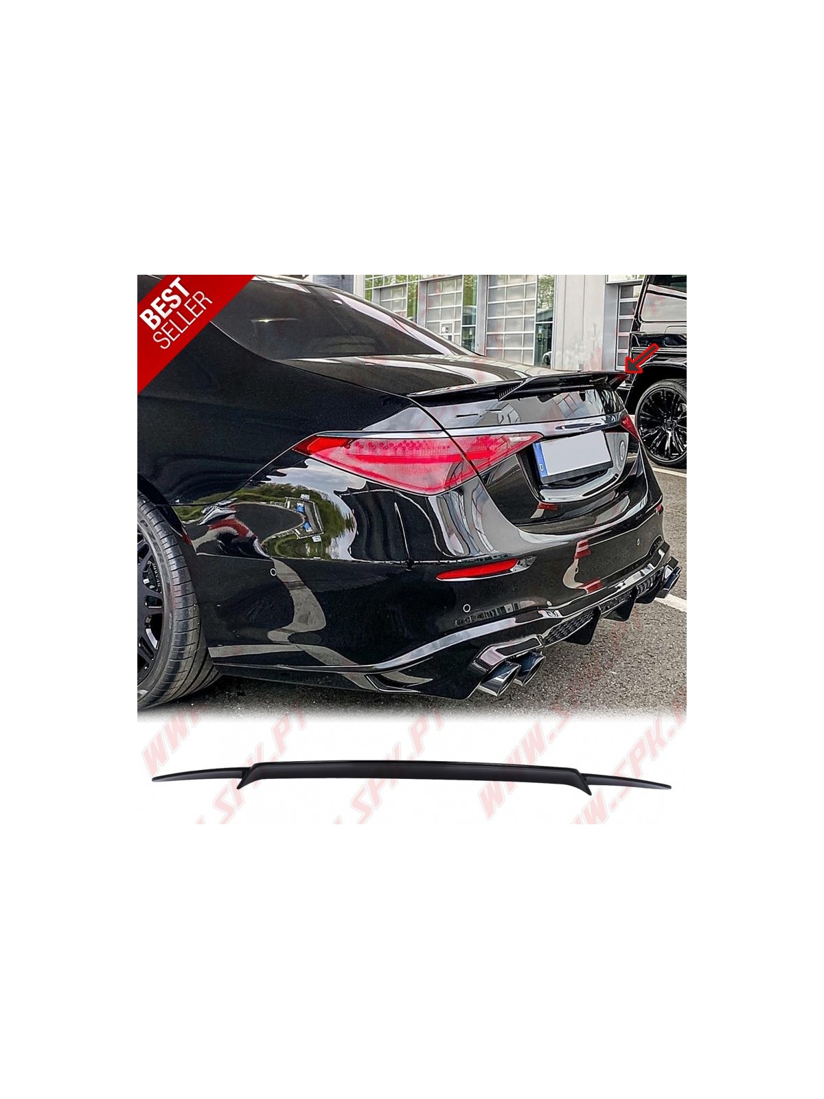 Aileron Traseiro Mercedes W223 (2020-)