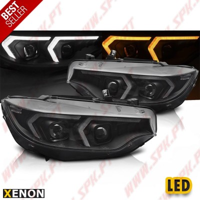 Faróis XENON Angel Eyes / Chrome - BMW F32 / F33 (2013-2017)